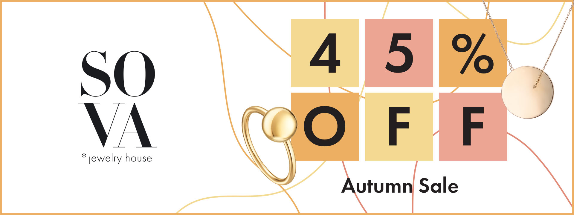 Autumn Sale -45% на прикраси в SOVA!