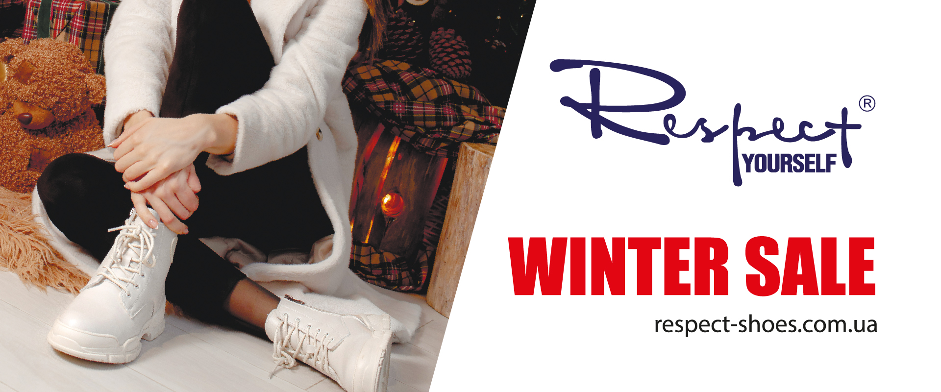 55% discount on winter shoes at Respect