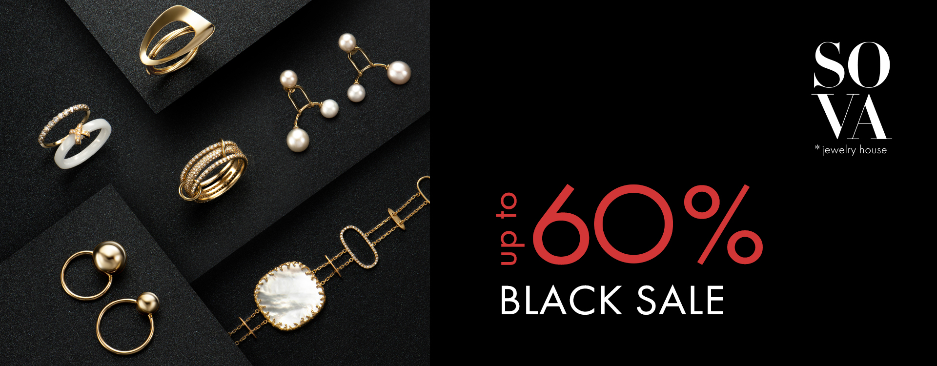 BLACK SALE up to 60% в SOVA